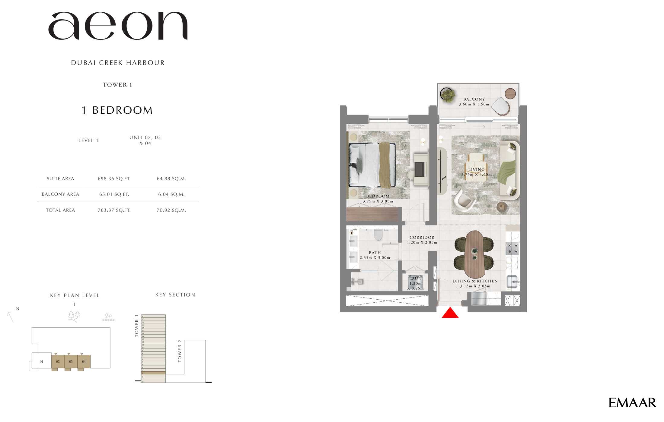 Unit 2,3,4 -1bhk- AEON BUILDING 01
